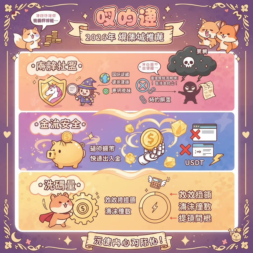 2026娛樂城推薦：如何避開黑網並確認金流安全與流水要求